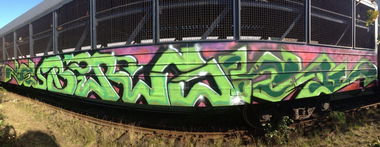 Graffiti Train - Photo by Vestowerst (2015)