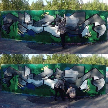 Graffiti Wall - Photo by Vestowerst (2015)