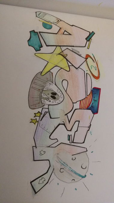 Graffiti Sketch - Photo by Vexell - Aiser