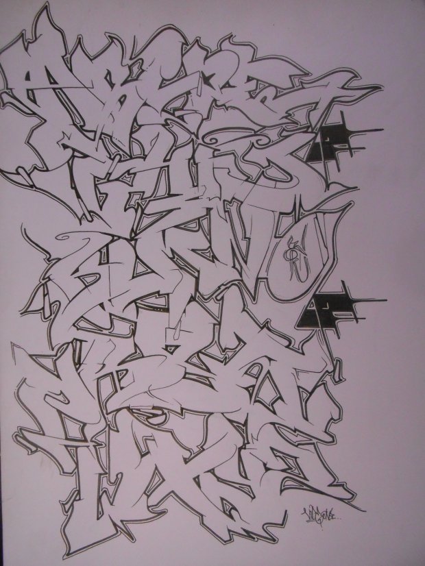 Graffiti Sketch - Photo by ViceSKBK - Vice, SKBK (2013)