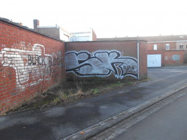 Graffiti Bombing in Kortrijk - Photo by ViceSKBK - SK, VICE (2013)