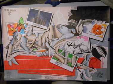 Graffiti Sketch - Photo by ViceSKBK - TOWE, VICE, SKBK (2013)