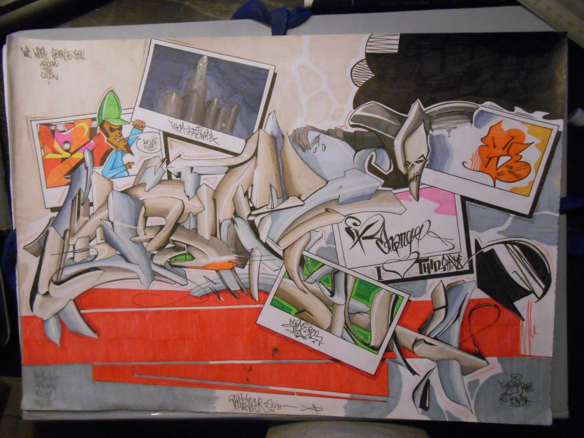 Graffiti Sketch - Photo by ViceSKBK - TOWE, VICE, SKBK (2013)