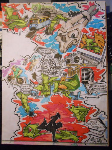 Graffiti Sketch - Photo by ViceSKBK - SIC'KIDS (2014)
