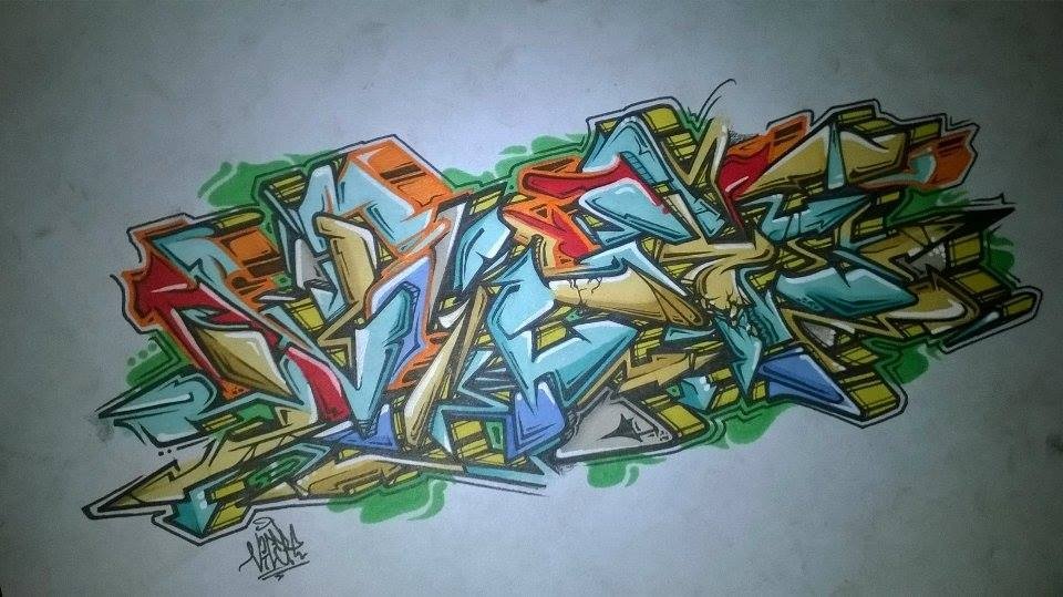 Graffiti Sketch - Photo by ViceSKBK - Vice, Vicer, SK (2015)