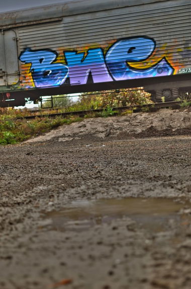 Graffiti Train - Photo by Vie
