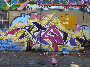 Graffiti Wall in San Francisco - Photo by VielOne - san, francisco, graffiti (2012)