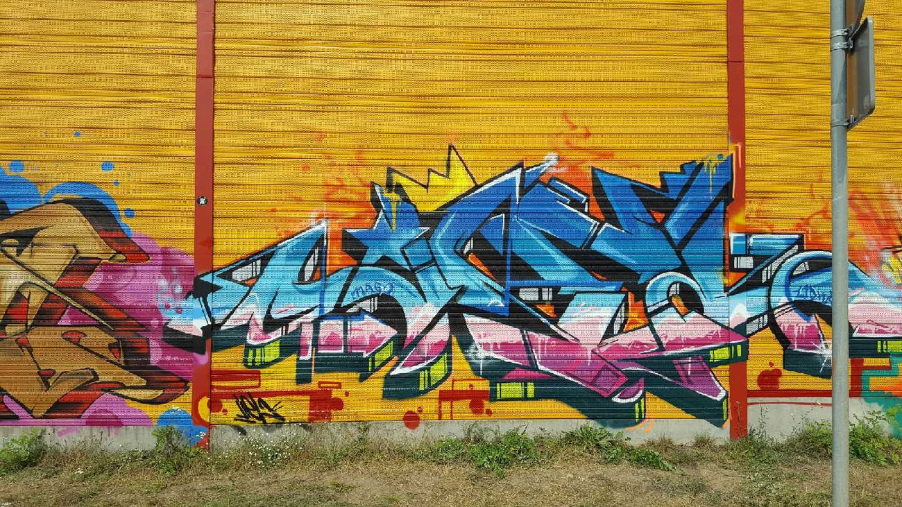 Graffiti Wall - Photo by VielOne - winobranie, viel, graffiti