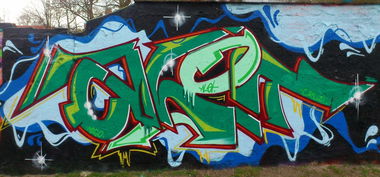 Graffiti Wall in Sz - Photo by VielOne - viel, graffiti, szczecin (2015)