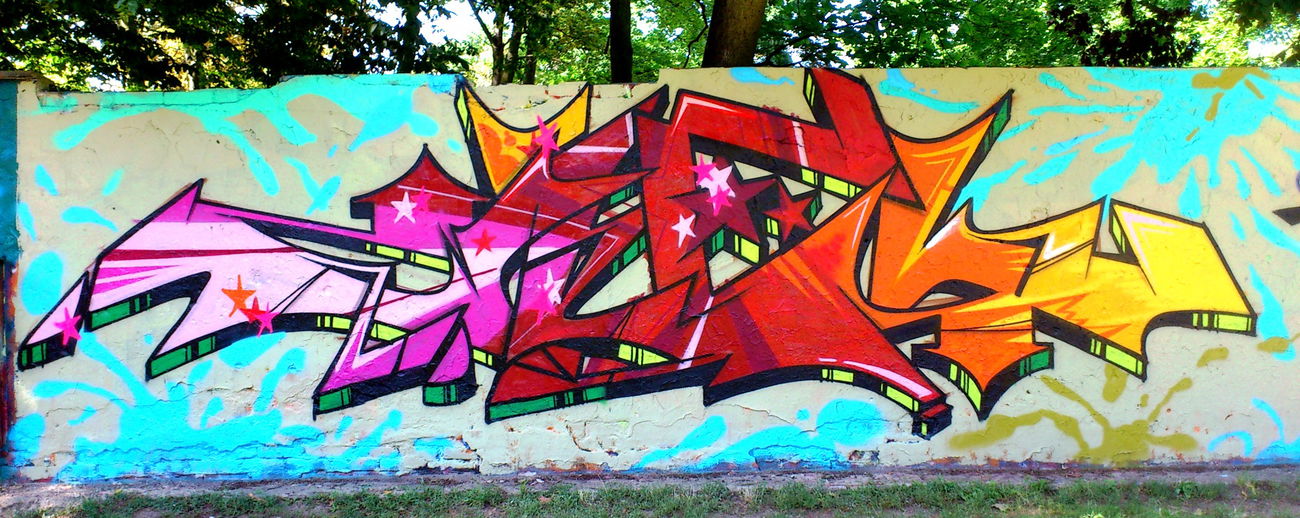 Graffiti Wall in Szczecin - Photo by VielOne - szczecin, graffiri, fullcolor (2015)