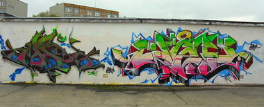 Graffiti Wall - Photo by VielOne - destro, viel, rox
