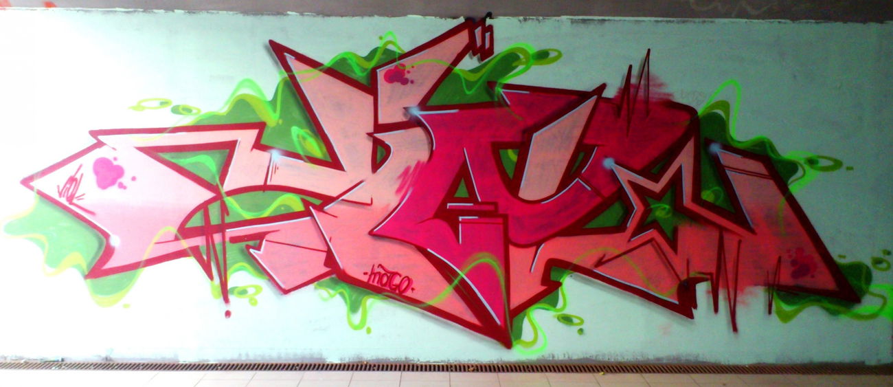 Graffiti Wall - Photo by VielOne - pink, viel, graffiti