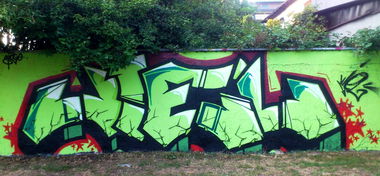 Graffiti Wall - Photo by VielOne - viel, graffiti, szczecin (2015)