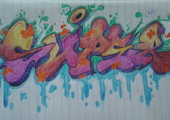 Graffiti Wall - Photo by Vilniusblastin - pencils, super, firstbattle (2015)