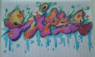 Graffiti Wall - Photo by Vilniusblastin - pencils, super, firstbattle (2015)