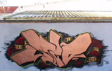 Graffiti Wall - Photo by Vilsaa - steo, rosen, tattoo