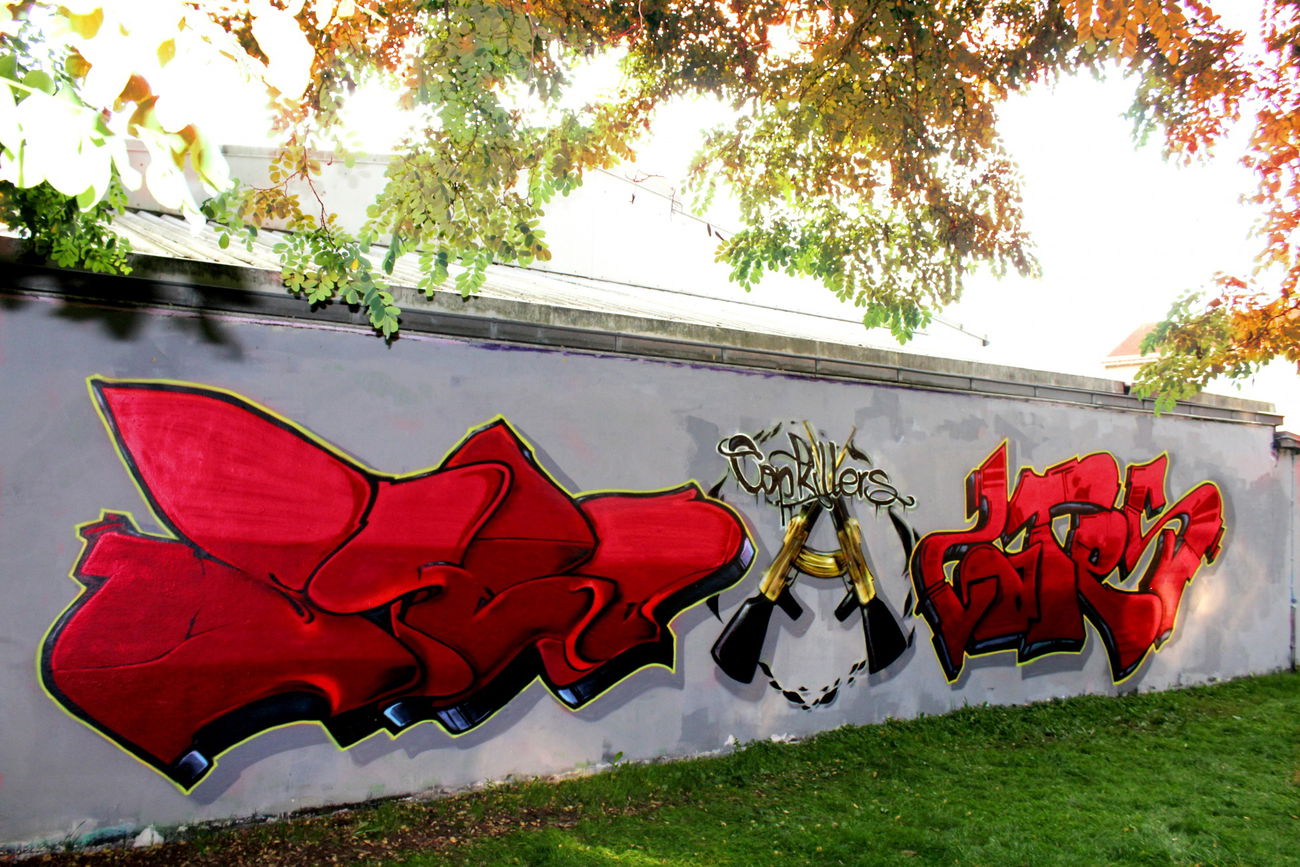 Graffiti Wall - Photo by Vilsaa - AK47