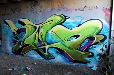 Graffiti Wall - Photo by Vilsaa - steo, ghetto, uringeruch