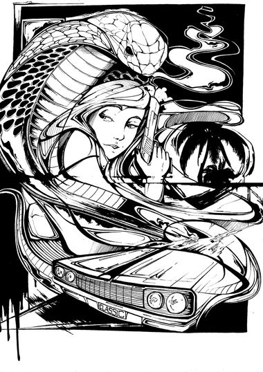 Graffiti Sketch - Photo by Vilsaa - classic, blackandwhite, sketch