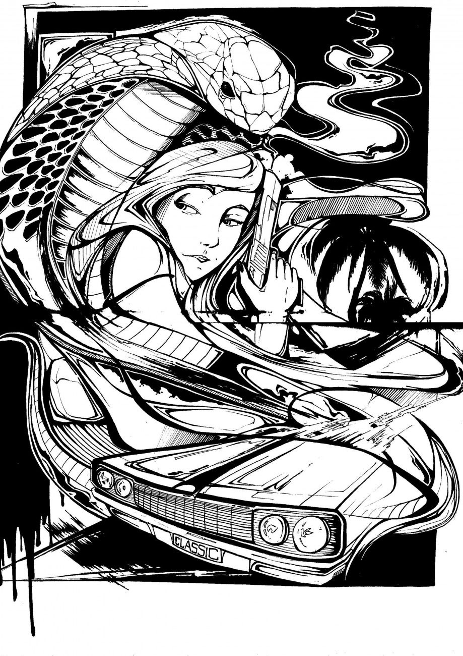 Graffiti Sketch - Photo by Vilsaa - classic, blackandwhite, sketch