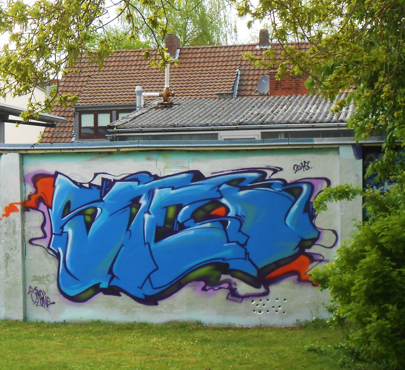 Graffiti Wall - Photo by Vilsaa - steo, house, neighbourhood