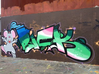 Graffiti Wall in Solothurn - Photo by Vinc13 - Rick, GTS, Solothurn