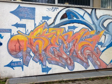 Graffiti Wall in Bad Säckingen  - Photo by Vinc13 - Derz, Basel, Bad (2000)