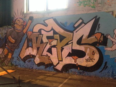 Graffiti Wall in Bern - Photo by Vinc13 - Keps