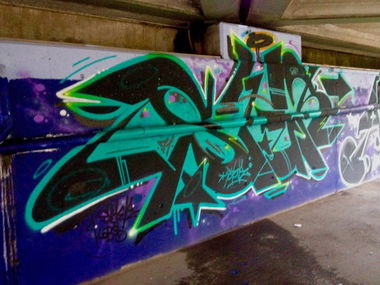 Graffiti Wall in Bern - Photo by Vinc13 - Stur (2014)