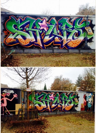 Graffiti in Solothurn - Photo by Vinc13 - Shure, Solothurn, Kofmehl (2015)