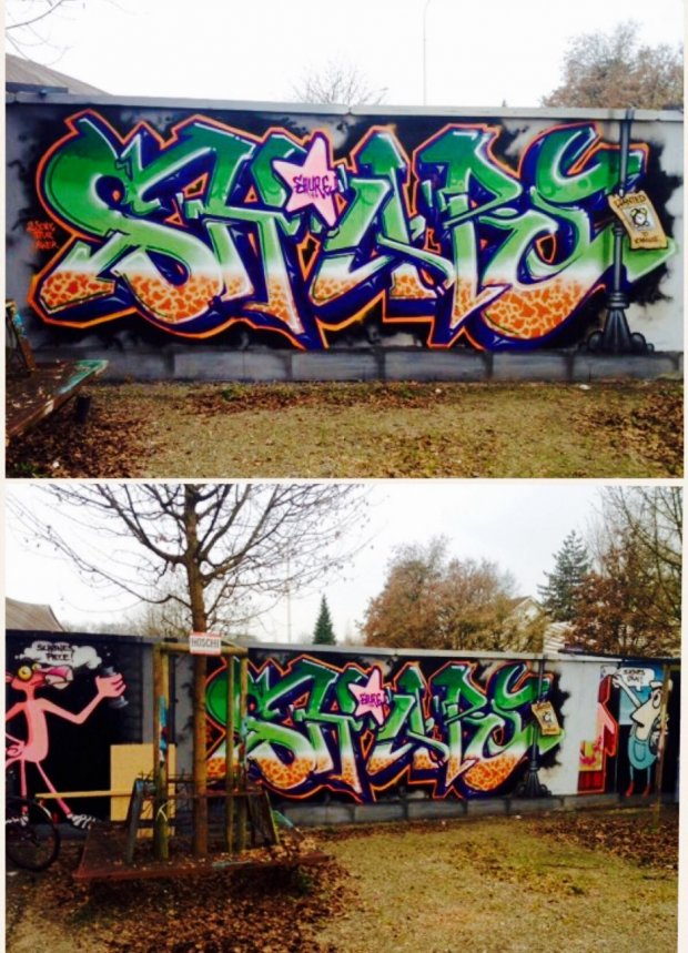 Graffiti in Solothurn - Photo by Vinc13 - Shure, Solothurn, Kofmehl (2015)