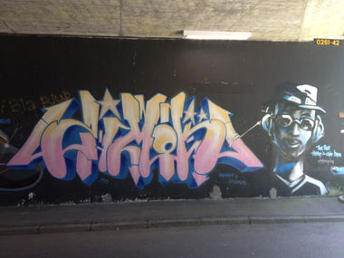 Graffiti Wall - Photo by Vinc13 - Zimok, VTO, UCEES (2006)