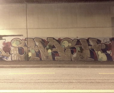 Graffiti Wall in Basel - Photo by Vinc13 - Smash137, Basel