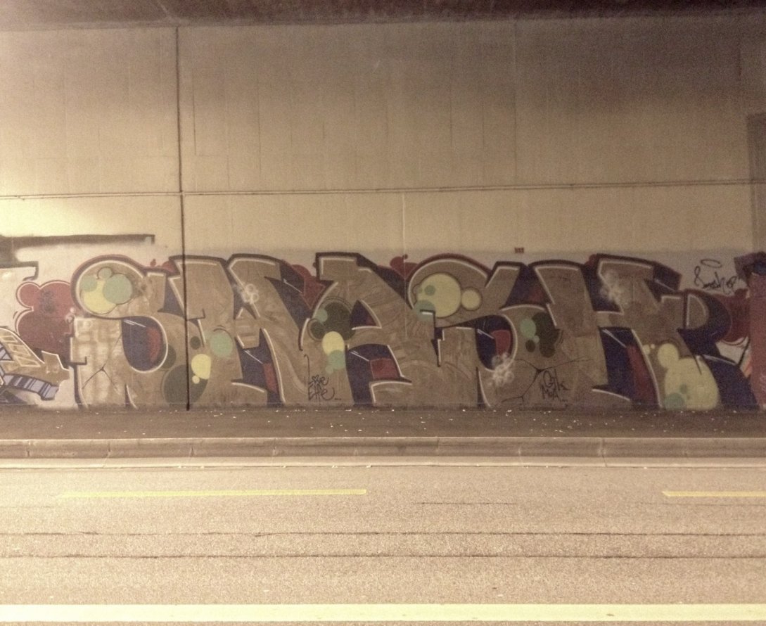 Graffiti Wall in Basel - Photo by Vinc13 - Smash137, Basel