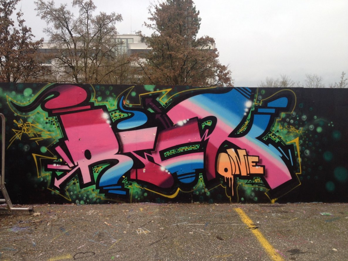 Graffiti Wall in Schweiz - Photo by Vinc13 - Rick, GTS, Solothurn