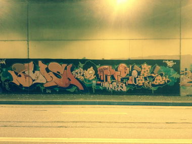 Graffiti Wall in Basel - Photo by Vinc13 - Smash137, Pures, TPGS
