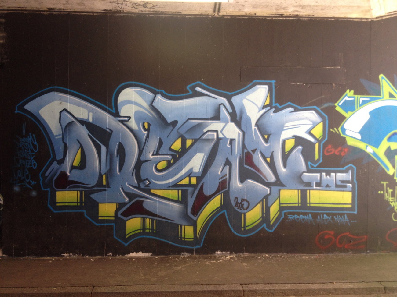 Graffiti Wall - Photo by Vinc13 - Dream, TWS, Zürich (2006)