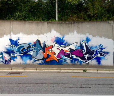 Graffiti Wall in Basel - Photo by Vinc13 - Smash137 (2010)