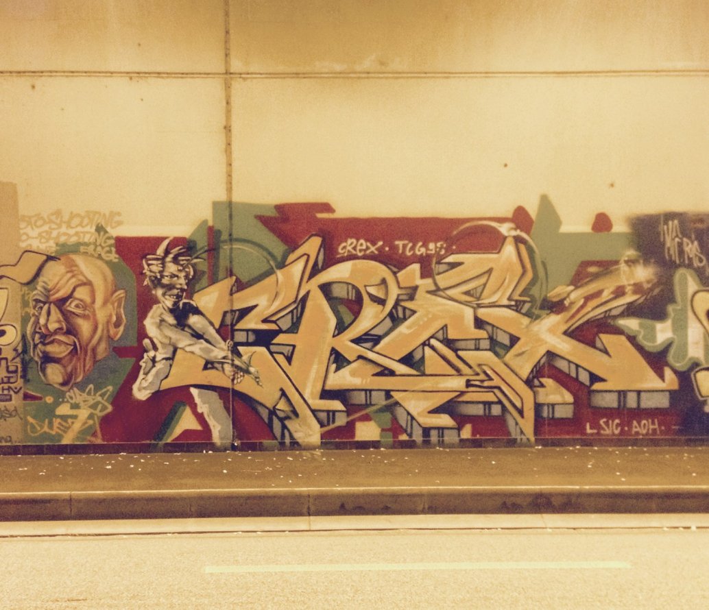 Graffiti Wall in Basel - Photo by Vinc13 - Crex, SIC, AOH