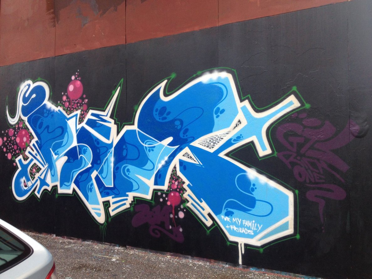 Graffiti Wall in Solothurn - Photo by Vinc13 - RickOne, Rick, GTS