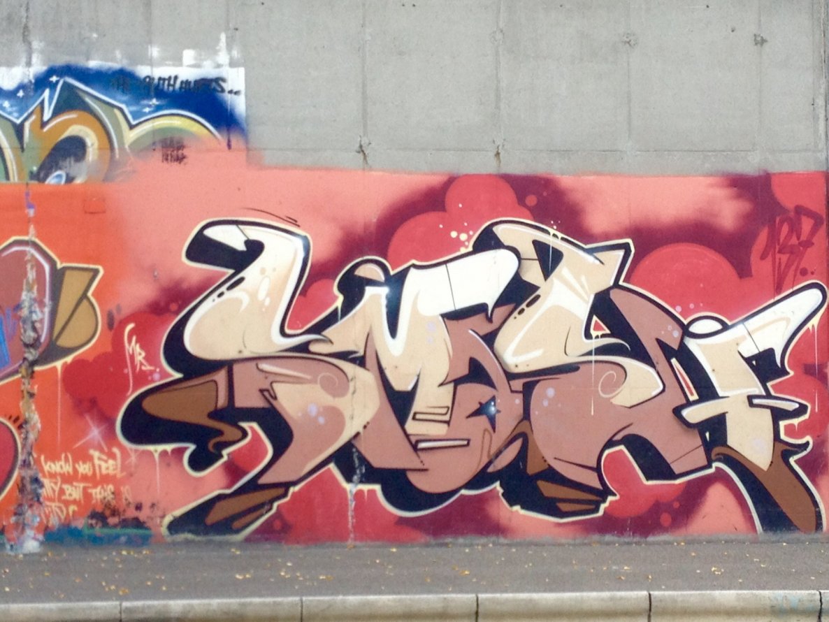 Graffiti Wall in Basel - Photo by Vinc13 - Smash137, Basel