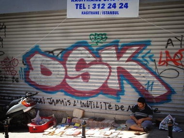 Graffiti Bombing in Turkey, Istanbul - Photo by Vinc13 - DSK, Streetbombing, Istanbul (2011)