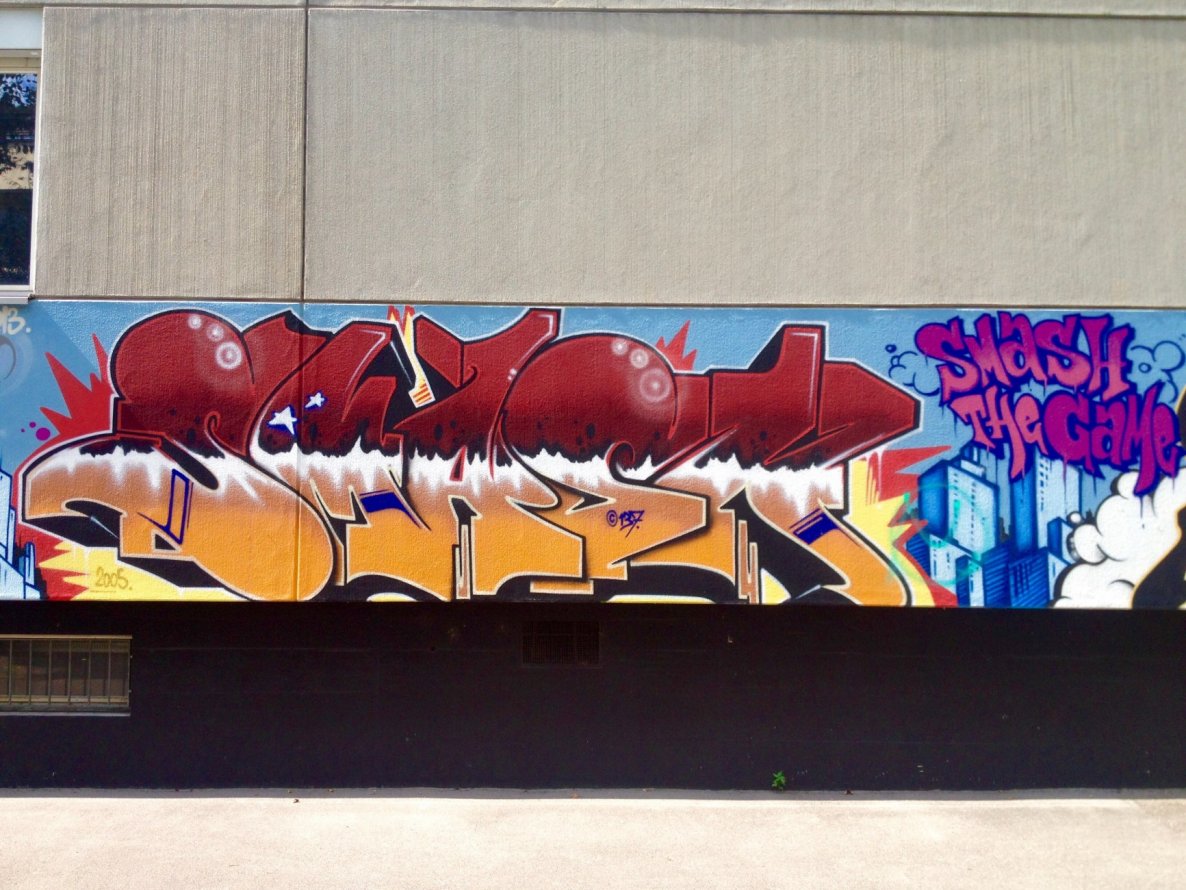 Graffiti Wall in Basel - Photo by Vinc13 - Smash137, Basel