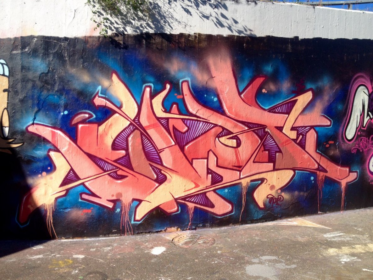 Graffiti Wall in Basel - Photo by Vinc13 - Snot (2014)