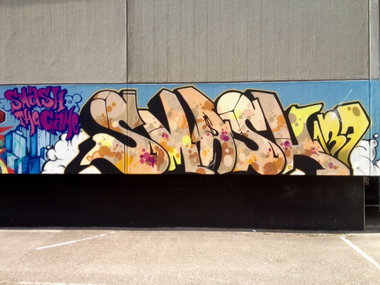 Graffiti Wall in Basel - Photo by Vinc13 - Smash137, Basel