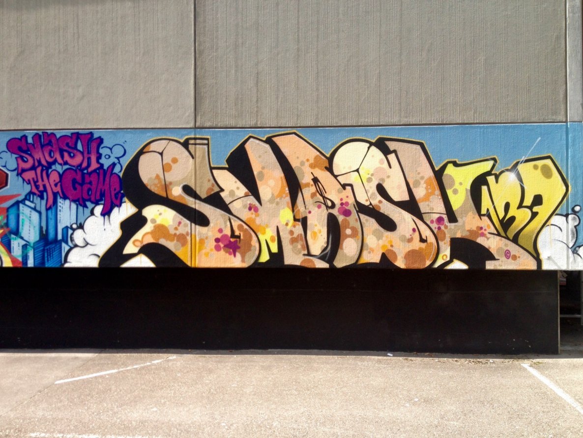 Graffiti Wall in Basel - Photo by Vinc13 - Smash137, Basel