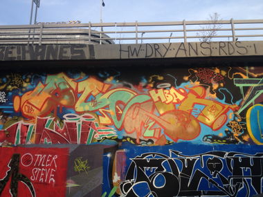 Graffiti Wall - Photo by Vinc13 - Post, HBA, CWB (2015)