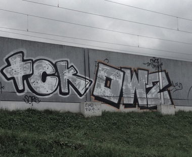 Graffiti Bombing in Bern - Photo by Vinc13 - TCK, OWZ, Bern
