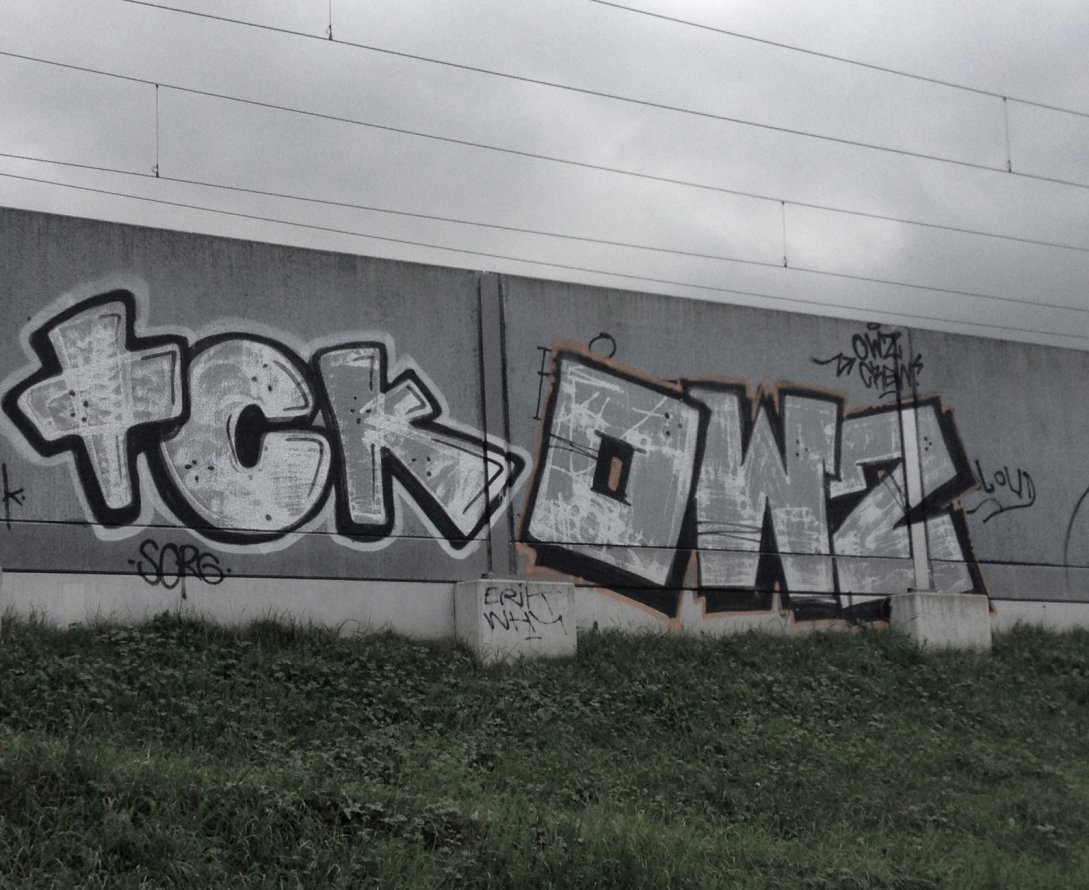 Graffiti Bombing in Bern - Photo by Vinc13 - TCK, OWZ, Bern