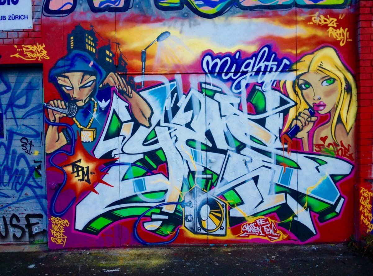 Graffiti Wall in Zurich - Photo by Vinc13 - Yes, TPM, The (2014)
